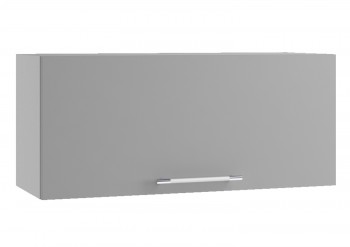 Империя ПГ 800 Шкаф верхний горизонтальный (Серый Эмалит/корпус Серый) в Алдане - aldan.mebel54.com | фото