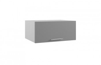 Капри ГПГ 800 шкаф верхний горизонтальный глубокий (Липа пепел/корпус Серый) в Алдане - aldan.mebel54.com | фото