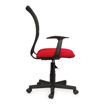 Кресло BRABIX Spring MG-307 (красно-черный) в Алдане - aldan.mebel54.com | фото