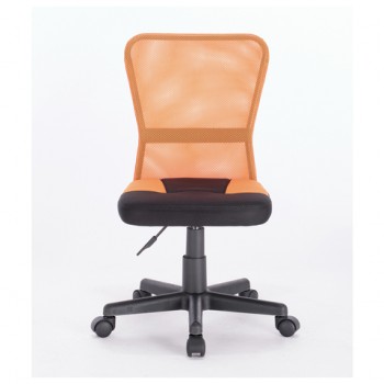 Кресло компактное BRABIX Smart MG-313 (черный, оранжевый) в Алдане - aldan.mebel54.com | фото