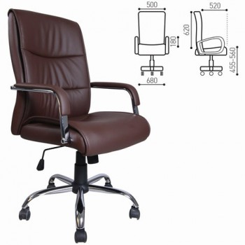 Кресло офисное BRABIX Space EX-508 (коричневый) в Алдане - aldan.mebel54.com | фото