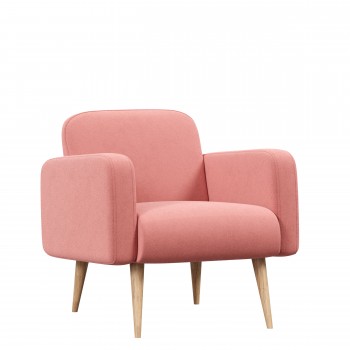 Уилбер ЛД.306010.000 Кресло (Светло-розовый, ткань UNI IDEA 1031) в Алдане - aldan.mebel54.com | фото