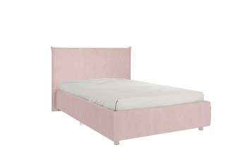 Кровать 1,2 Квест с основанием (Нежно-розовый велюр) в Алдане - aldan.mebel54.com | фото