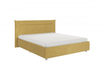 Кровать 1,6 Альба с основанием (Медовый велюр) в Алдане - aldan.mebel54.com | фото