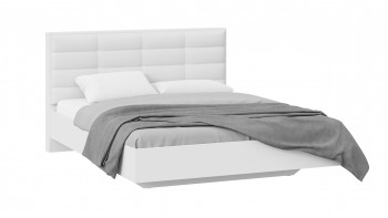 Кровать без подъемного механизма «Агата» Белый в Алдане - aldan.mebel54.com | фото