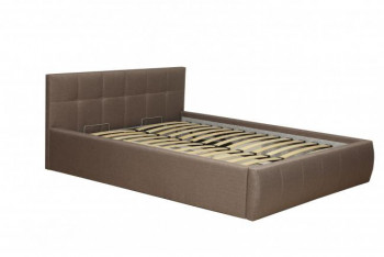 Кровать "Диана" ш. 1400 (Н=1010мм) (жаккард шоколад) в Алдане - aldan.mebel54.com | фото