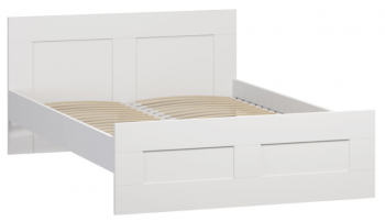Кровать двухспальная Сириус 1600мм белый в Алдане - aldan.mebel54.com | фото