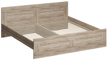Кровать двухспальная Сириус 1800мм дуб сонома в Алдане - aldan.mebel54.com | фото
