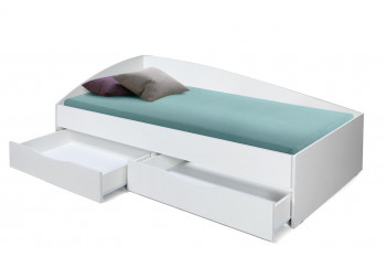Кровать одинарная "Фея-3" (асимм.) (1900х800) в Алдане - aldan.mebel54.com | фото