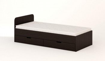 Кровать с ящиками 900 (Венге) в Алдане - aldan.mebel54.com | фото