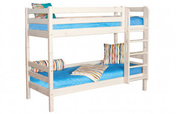 Кровать Соня вариант 9 двухъярусная с прямой лестницей Лаванда в Алдане - aldan.mebel54.com | фото