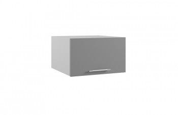 Лофт ГПГ 600 шкаф верхний горизонтальный глубокий (Штукатурка серая/корпус Серый) в Алдане - aldan.mebel54.com | фото