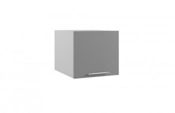 Лофт ГВПГ 500 шкаф верхний горизонтальный глубокий высокий (Штукатурка серая/корпус Серый) в Алдане - aldan.mebel54.com | фото