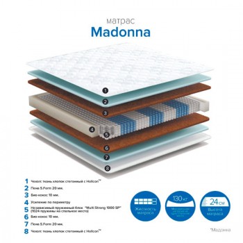 Матрас Madonna 800*1900 в Алдане - aldan.mebel54.com | фото