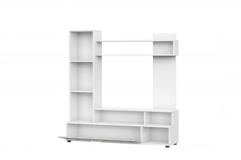 Мебель для гостиной "МГС 9" Белый / Цемент светлый в Алдане - aldan.mebel54.com | фото