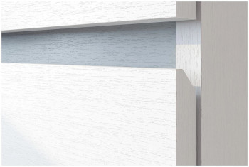 Модульная система "Токио" Пенал Белый текстурный / Белый текстурный в Алдане - aldan.mebel54.com | фото