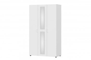Модульная система "Токио" Шкаф трехстворчатый Белый текстурныйный в Алдане - aldan.mebel54.com | фото