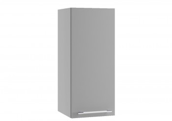 Монца ВП 300 шкаф верхний высокий (Белый софт/корпус Серый) в Алдане - aldan.mebel54.com | фото