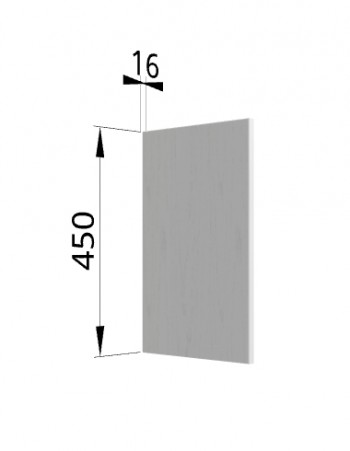 Панель торцевая (для шкафа горизонтального высокого) ВПГ Капри (Липа пепел) в Алдане - aldan.mebel54.com | фото