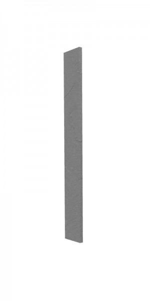 Панель торцевая (для шкафа верхнего торцевого высокого) ВПТ 400 Лофт (Штукатурка серая) в Алдане - aldan.mebel54.com | фото