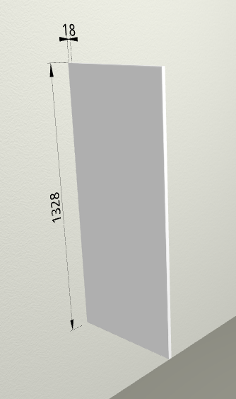 Панель ТП14 (для пеналов) Белый в Алдане - aldan.mebel54.com | фото