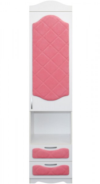 Пенал с ящиками серии Иллюзия 89 Розовый в Алдане - aldan.mebel54.com | фото