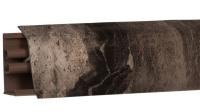 Плинтус LB-38, L=3000мм, мрамор бергамо темный в Алдане - aldan.mebel54.com | фото
