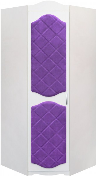 Шкаф угловой Иллюзия 32 Фиолетовый в Алдане - aldan.mebel54.com | фото