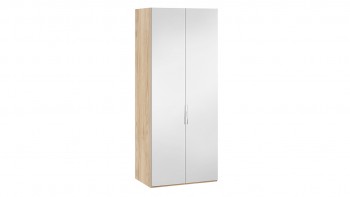 Шкаф для одежды с 2 зеркальными дверями «Эмбер» Яблоня Беллуно в Алдане - aldan.mebel54.com | фото