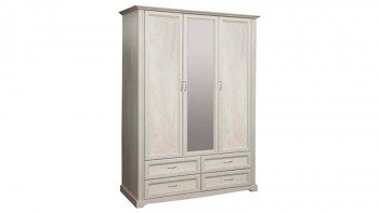 Шкаф для одежды "Сохо" (бетон пайн белый/4 ящика/1532) в Алдане - aldan.mebel54.com | фото