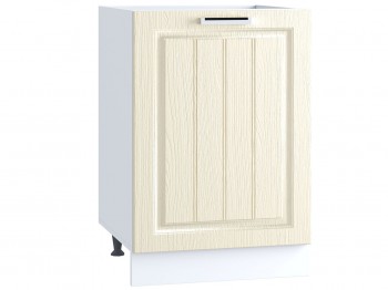 Шкаф нижний под мойку 500, ШНМ 500 (Клен кремовый/корпус белый) в Алдане - aldan.mebel54.com | фото