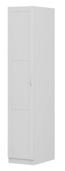 Шкаф однодверный Пегас сборный белый в Алдане - aldan.mebel54.com | фото