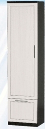 Шкаф средний с ящиком ДЛЯ ГОСТИНОЙ ШСЯ-450 Венге/Дуб выбеленный в Алдане - aldan.mebel54.com | фото