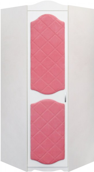 Шкаф угловой Иллюзия 89 Розовый в Алдане - aldan.mebel54.com | фото