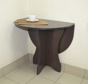 Стол кухонный Компакт (Венге темный) в Алдане - aldan.mebel54.com | фото