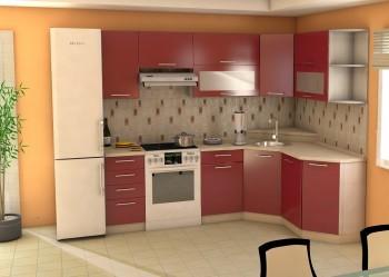 Угловая кухня Максимус-24 2400х1700 мм в Алдане - aldan.mebel54.com | фото
